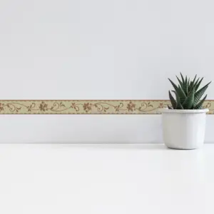 A.S. Création Bordüre - 259028 - Braun Beige Florale Tapete