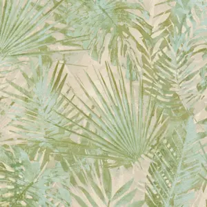 A.S. Création Vinyltapete - 386381 - Grün Beige Dschungeltapete