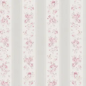 A.S. Création Vinyltapete - 390692 - Grau Weiß Floral