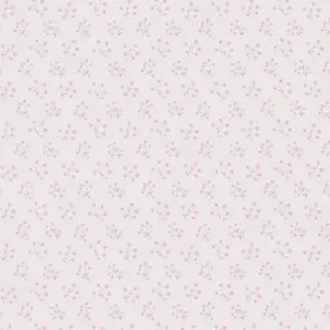 A.S. Création Vinyltapete - 390743 - Rosa Creme Blümchentapete