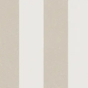 A.S. Création Vliestapete - 375543 - Beige Creme Streifentapete