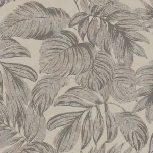 A.S. Création Vliestapete - 393402 - Braun Greige Florale Tapete