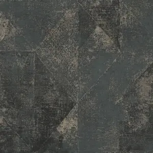 Livingwalls Vinyltapete - 389767 - Schwarz Gold Grafiktapete