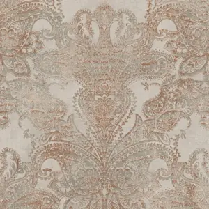 Livingwalls Vinyltapete - 391191 - Beige Grau Ornament