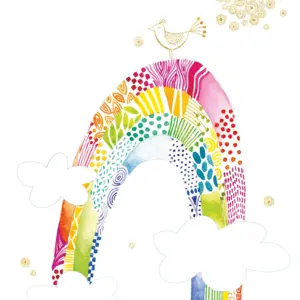 Livingwalls Vinyltapete - 392151 - Bunt Weiß Kinderzimmertapete