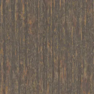 Livingwalls Vinyltapete - 395616 - Schwarz Orange Holz-Optik