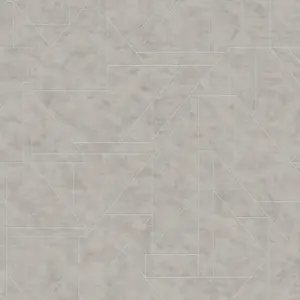 Livingwalls Vliestapete - 391183 - Grau Silber Grafisch