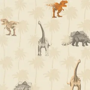 A.S. Création Papiertapete - 393451 - Orange Beige Kinderzimmer