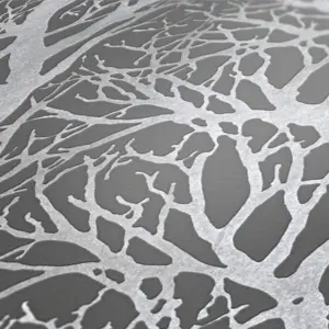 A.S. Création Vliestapete - 300943 - Silber Grau Waldtapete