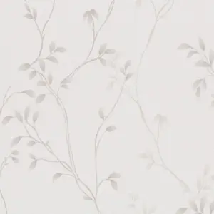 A.S. Création Vliestapete - 397672 - Creme Beige Blätterranke