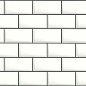 Livingwalls Vinyltapete - 383572 - Weiß Schwarz Steintapete