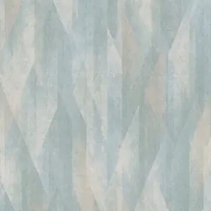 Livingwalls Vinyltapete - 391042 - Türkis Blau Grafisch