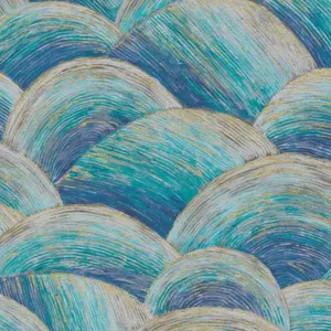 Livingwalls Vinyltapete - 391051 - Blau Türkis Abstrakt