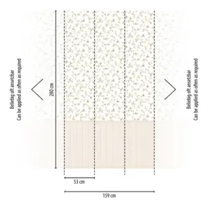 Livingwalls Vinyltapete - 398051 - Creme Beige Wandpaneele