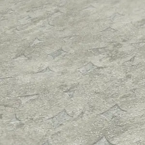 Livingwalls Vliestapete - 396564 - Grau Grün Used-Look