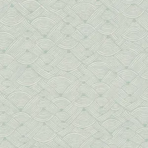 A.S. Création Vinyltapete - 387423 - Grün  Weiß Art Deco Tapete