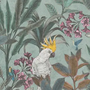 A.S. Création Vinyltapete - 397482 - Grün Blau Dschungel