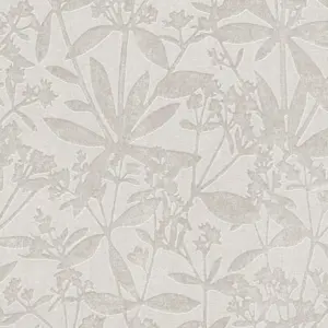 A.S. Création Vliestapete - 389243 - Grau Beige Floral