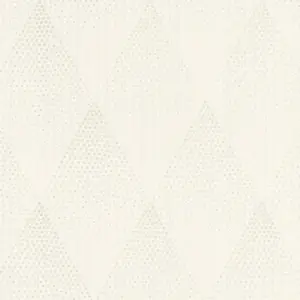 Livingwalls Vinyltapete - 374192 - Weiß Silber Punktetapete / Kreistapete