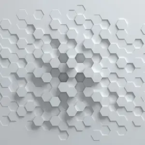 Livingwalls Vinyltapete - 382901 - Weiß  3D Tapete