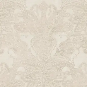 Livingwalls Vinyltapete - 391193 - Weiß Creme Ornament