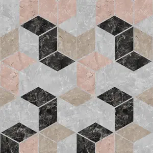 Livingwalls Vinyltapete - 393191 - Grau Beige Grafisch