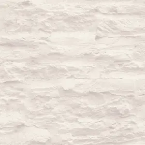 Livingwalls Vinyltapete - 959083 - Creme Weiß Steintapete