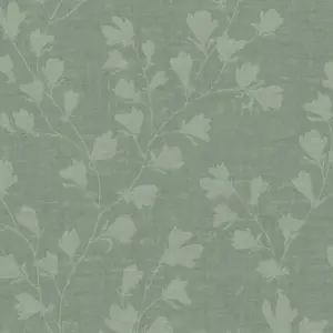 A.S. Création Vinyltapete - 387473 - Grün Grün Florale Tapete