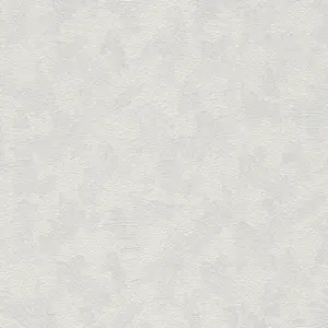 A.S. Création Vliestapete - 169112 - Überstreichbar Weiß Unitapete