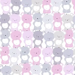 A.S. Création Vliestapete - 381292 - Rosa Grau  Tapete mit Tieren