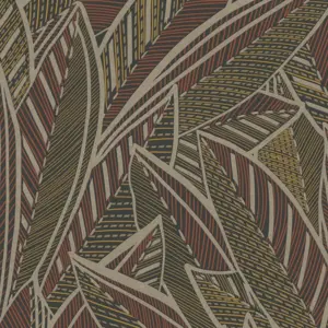 A.S. Création Vliestapete - 399331 - Braun Gelb Blätter