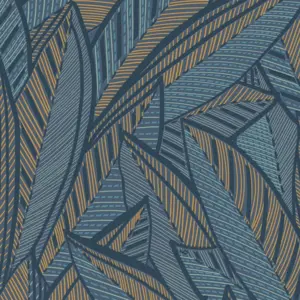 A.S. Création Vliestapete - 399335 - Blau Grün Floral