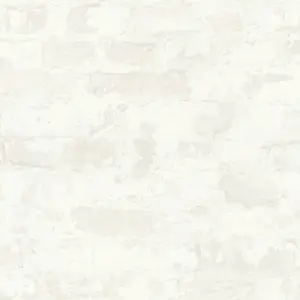 Livingwalls Vinyltapete - 369294 - Grau Weiß Steintapete