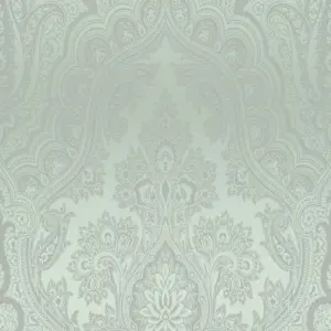 Livingwalls Vinyltapete - 387081 - Grün Beige Barock Tapete