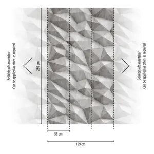 Livingwalls Vinyltapete - 398441 - Grau  Betonoptik