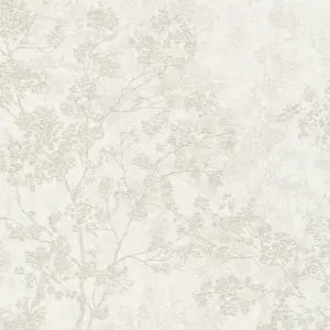 Livingwalls Vliestapete - 373972 - Beige Creme Waldtapete