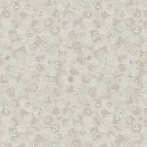 Livingwalls Vliestapete - 391112 - Beige Weiß Floral