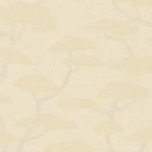 A.S. Création Vinyltapete - 387413 - Beige Grau Baum Tapete