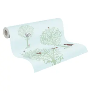 A.S. Création Vliestapete - 381342 - Grün Braun Waldtapete