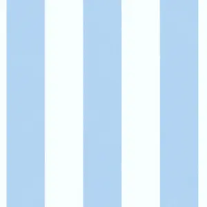A.S. Création Vliestapete - 381485 - Blau Weiß Streifentapete