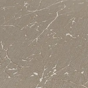 A.S. Création Vliestapete - 385042 - Grau Braun Floral