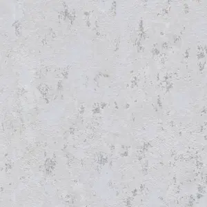 A.S. Création Vliestapete - 393872 - Grau Silber Putzoptik