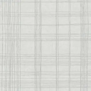 Livingwalls Vinyltapete - 379191 - Grau Weiß Geometrische Tapete