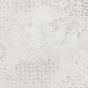 Livingwalls Vinyltapete - 378583 - Weiß Grau Ausgefallene Tapete