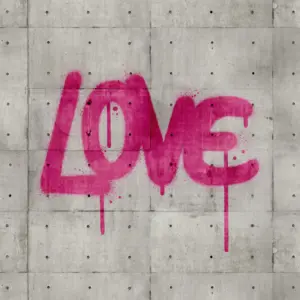 Livingwalls Vinyltapete - 382651 - Grau Pink Betonoptik