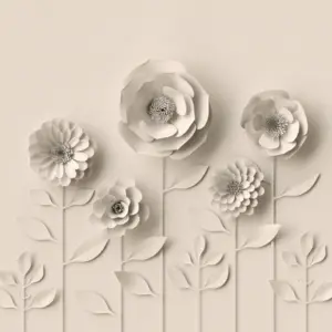 Livingwalls Vinyltapete - 382931 - Beige  3D Tapete