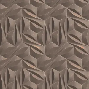 Livingwalls Vinyltapete - 391792 - Grau Bronze 3D Tapete