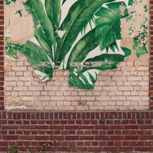 Livingwalls Vinyltapete - 392452 - Braun Beige Graffiti