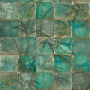 Livingwalls Vinyltapete - 393141 - Grün  Dschungel