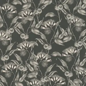 Livingwalls Vinyltapete - 394302 - Schwarz Weiß Blätter